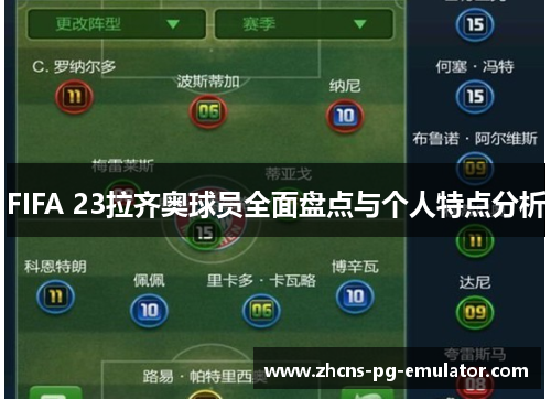 FIFA 23拉齐奥球员全面盘点与个人特点分析 FIFA 23拉齐奥球员全面盘点与个人特点分析